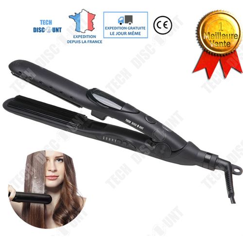 Lisseur Vapeur Fer À Lisser Cheveux Lisse Cheveux Bouclé Céramique Transfrontalier D'atomisation À Double Usage Chauffe Rapide