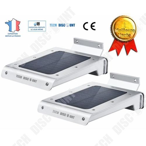 Lampe Solaire Étanche, 32 Led Projecteur Extérieur Panneau Solaire, Détecteur De Mouvement, 3 Modes Intelligent Eclairage, 1 Pc