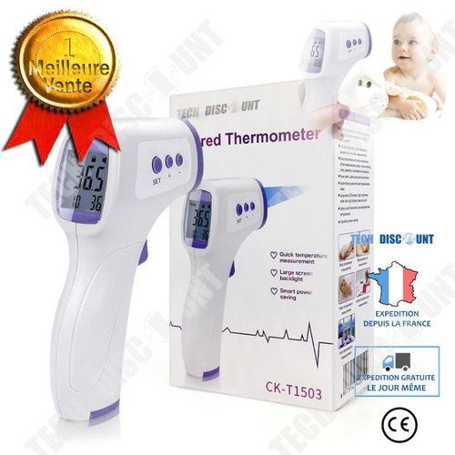 Td®Thermomètre Electronique Frontal Infrarouge Précis Thermomètre Température Électronique Front Haute Précision Enfants Bébé Adulte