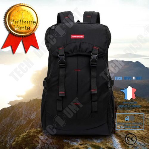Sac À Dos De Randonnée Volume 50l Plein Air Sac Camping Voyage Sac À Dos Étanche Alpinisme Imperméable Ultra Résistant