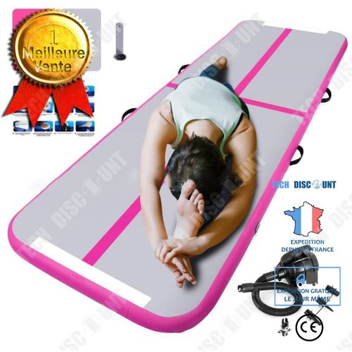 3 M Matelas De Gymnastique Gonflable Gym Dégringolade Air Piste Plancher Culbutant Air Piste Tapis Pour Adultes
