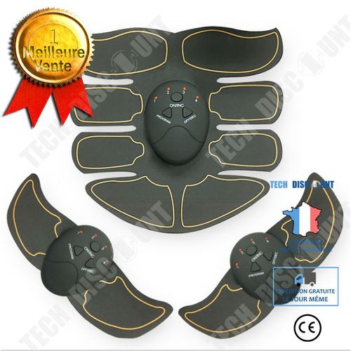 Entraîneur De Muscles Abdominaux Minceur Stimulateur D'exercice Fitness Exercice Du Tissu Musculaire Abdominal Modèle: Jaune 