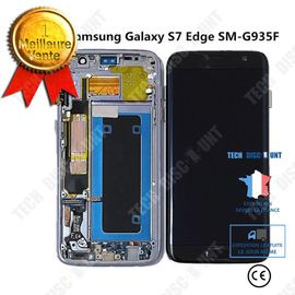 Convient Pour L'affichage De L'écran Lcd Samsung Galaxy S7 Bord Sm-G935f Courbé Assemblage Avec Cadre