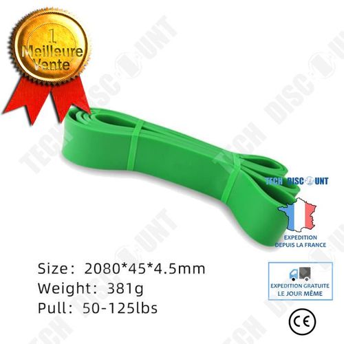 Accessoires Fitness - Musculation, Niveaux De Résistance Bandes De Boucle Élastique Élastique Chaîne De Caoutchouc - Type Green