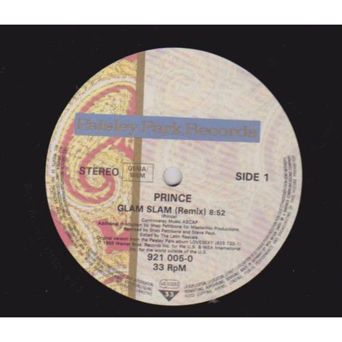 Maxi 45 Rpm 12' - Prince Glam Slam Remix 8'52 - Escape 6' 26 Paisley Park Records 1988