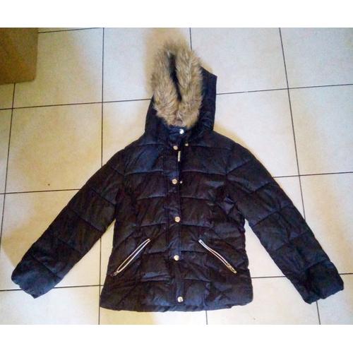 Blouson Hiver Fourré Capuche Zara Girls Taille 11-12 Ans ..