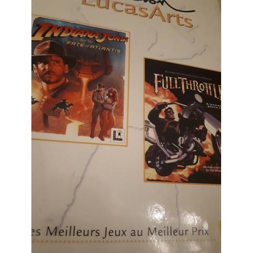 Indiana Jones And The Fate Of Atlantis "Cd" + Full Throttle "Cd" Mac