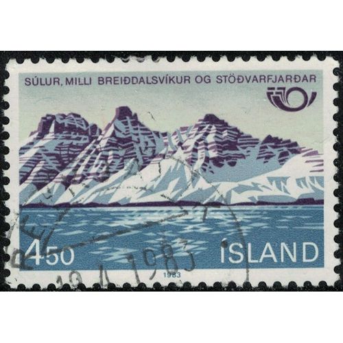 Islande 1983 Oblitéré Used Le Mont Súlur Ski De Randonnée Tourisme Y&t Is 549 Su