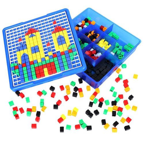 Puzzle Blocks Blocs Puzzle 3d En Plastique Enfants, Jouets Nipseyteko D'apprentissage Éducatifs Bébés, Jeux Société Nipseyteko