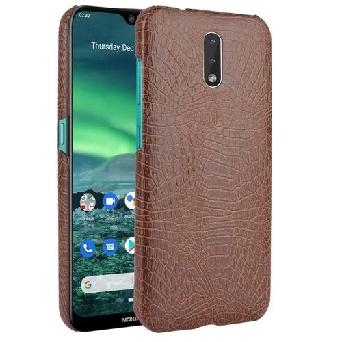 Classique Élégant Étui Pour Nokia 2.3 Anti Éraflure Housse De Protection Mode Classique D'alligator Compatibilité - Le Brun