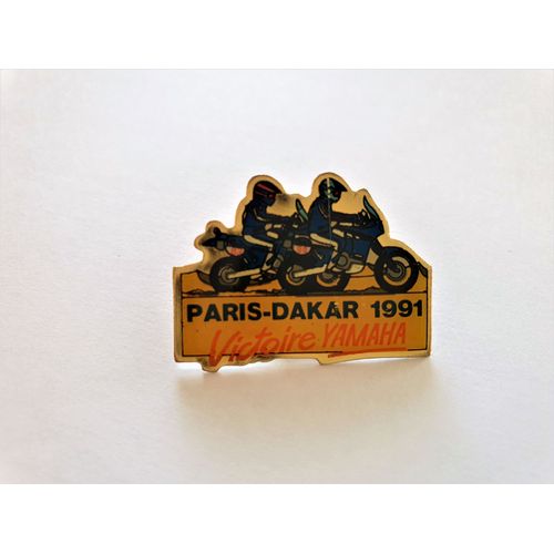 Pins Moto Yamaha Paris Dakar 1991 Victoire Yamaha