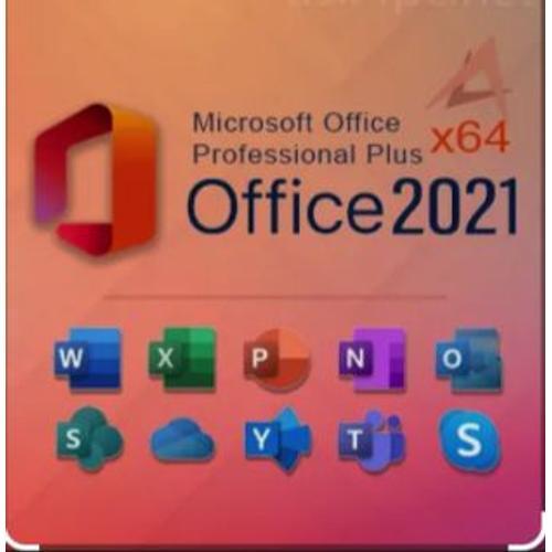 Téléchargement Numérique Microsoft Office 2021 Professional Plus 32 Et 64 Bits À Partir De La Page Officielle Microsoft, Envoi Par E-Mail, Les Revendeurs Peuvent Être Activés À 100% Et Sans Abonnement