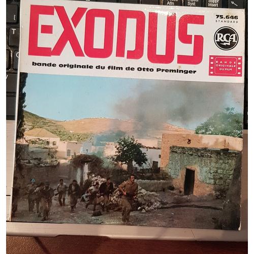 Disque 45 Tours Exodus Bande Originale Du Film Otto Preminger