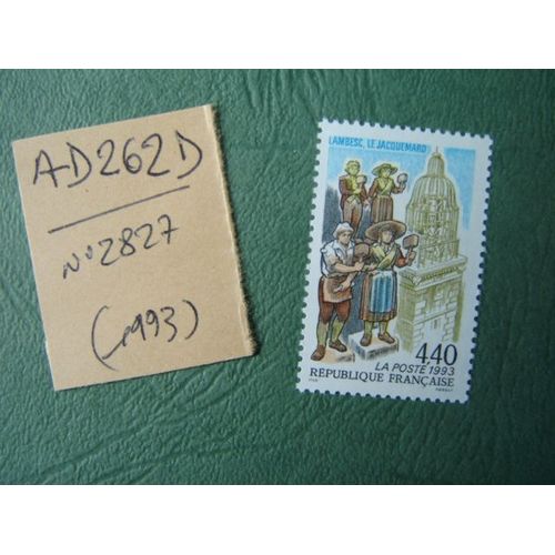 Ad 262 D // Timbre France Neuf 1993 *N°2827 " Lambesc (13)