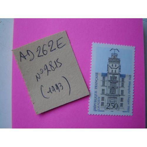 Ad 262 E // Timbre France Neuf 1993 *N°2815 " Chappe-Télégraphe 1793