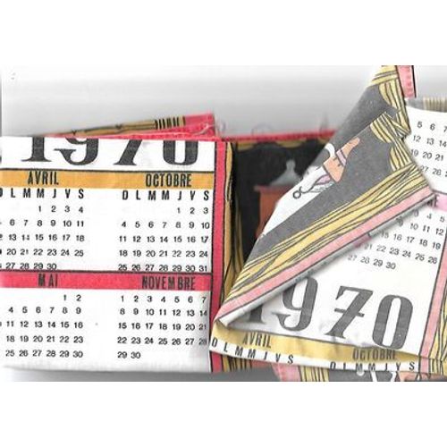 Torchons Calendrier 1970