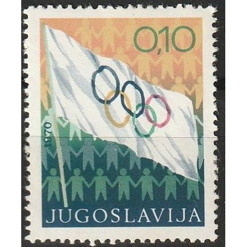 Jeux Olympiques De Fonds.Timbre Neuf** Yougoslavie 1970 N° 1280