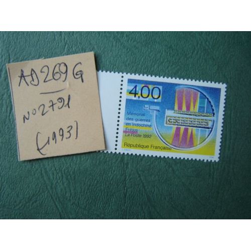 Ad 269 G // Timbre France Neuf 1993 * N°2791"