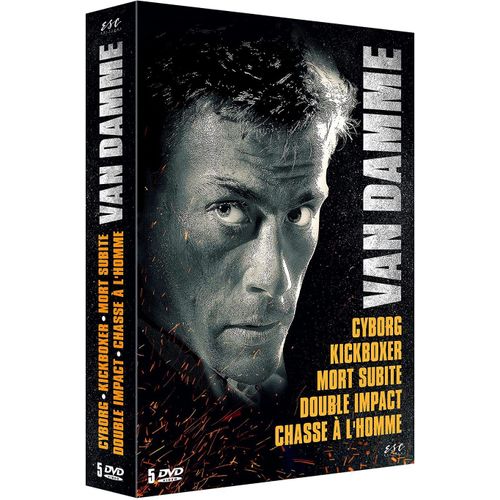 Van Damme : Cyborg + Kickboxer + Mort Subite + Double Impact + Chasse À L'homme - Pack - Blu-Ray