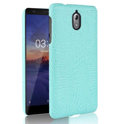 Classique Élégant Étui Pour Nokia 3.1 Compatibilité Housse De Protection Mode Classique D'alligator Anti Éraflure - Vert