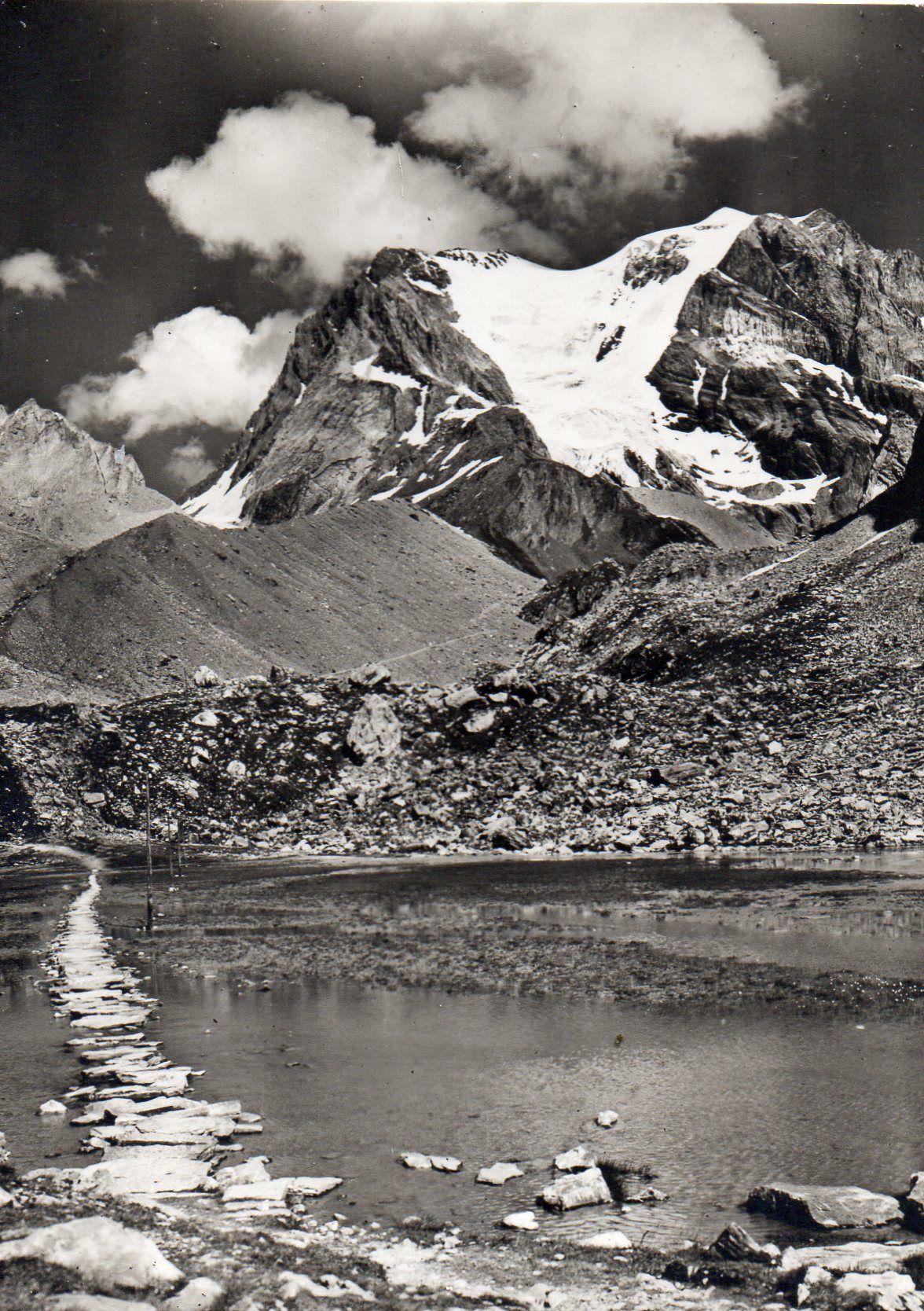 carte postale NOIR ET BLANC THEME PAYSAGES NATURE MONTAGNE