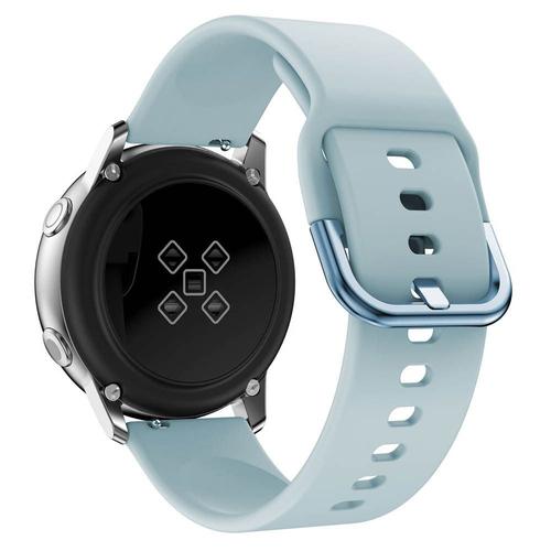 Bracelet de montre en silicone, 20mm, pour Garmin vivoactive 3 music/ Vivoactive HR/vivoactive 3/Forerunner 645 245 245M - Type Light blue - 20mm