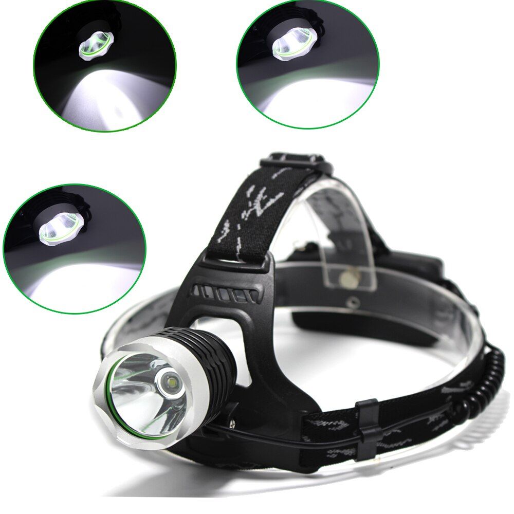 Lampe Frontale tanche, 3 Modes De Lampe Frontale, Lampe Tor... - 3