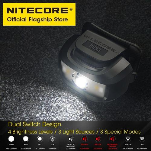 ▷ Lampe frontale rechargeable avec USB et grande autonomie NU35