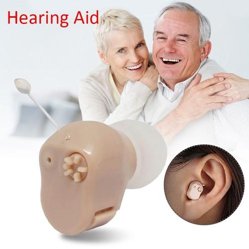 Aide auditive GENERIQUE Mini amplificateur de son réglable pour aide  auditive invisible intra-auriculaire pour les personnes âgées sourdes