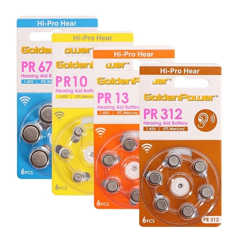30pcs - A312-PR312 - Piles pour appareils auditifs - 2