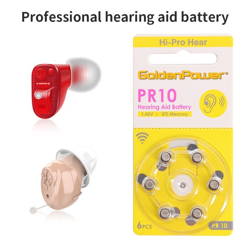 60pcs - A10-PR10 - Batterie pour appareils auditifs, 1 bo�te... - 3