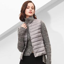 Gilet en duvet de canard blanc pour femme de bonne qualit veste