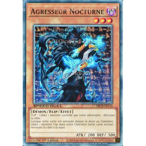 Carte Yu-Gi-Oh Sbcb-Fr114 Agresseur Nocturne C Neuf Fr
