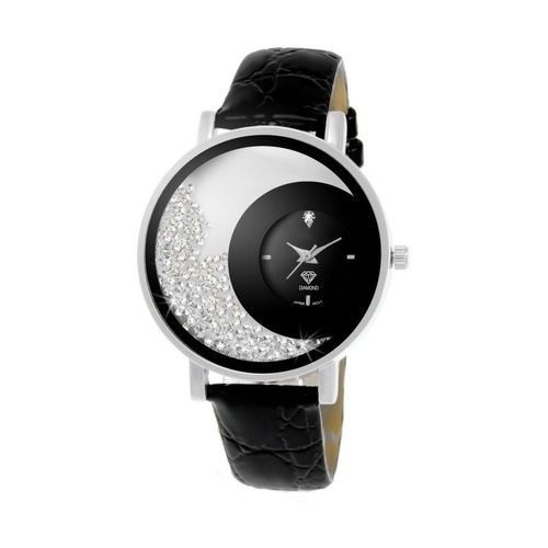 Montre Luna Sc Crystal Ornée D'un Diamant Et De Cristaux Autrichiens
