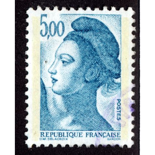Timbre Sabine De Gandon ,D'ap Delacroix,République Française,Postes,5,00