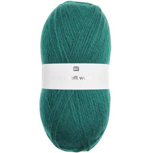 Fil De Laine À Tricoter Creative Soft Wool Aran - 100gr - Rico Design 36 Algue