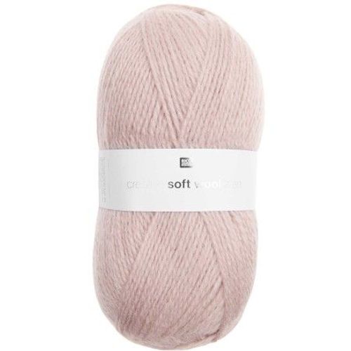 Fil De Laine À Tricoter Creative Soft Wool Aran - 100gr - Rico Design 33 Rosé