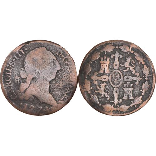 Espagne - 1774 - 4 Maravedis - Madrid - Charles Iii - H038