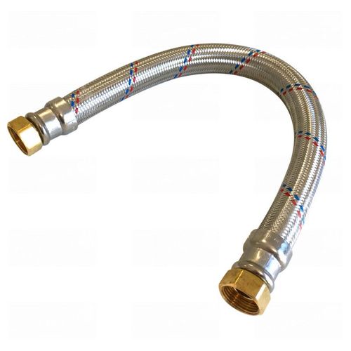 Flexible Inox ø13 Int. F/f 3/4" - 20/27 - Lg 100cm