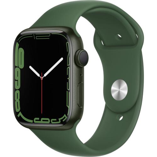 Apple Watch Series 7 (Gps) - Boitier 45 Mm Aluminium Vert Avec Bracelet Sport Vert