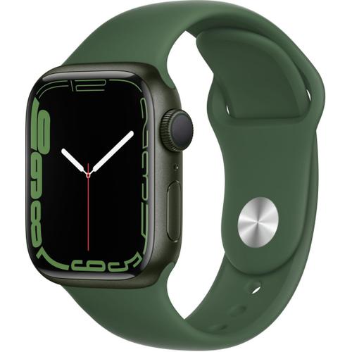 Apple Watch Series 7 (Gps) - Boitier 41 Mm Aluminium Vert Avec Bracelet Sport Vert