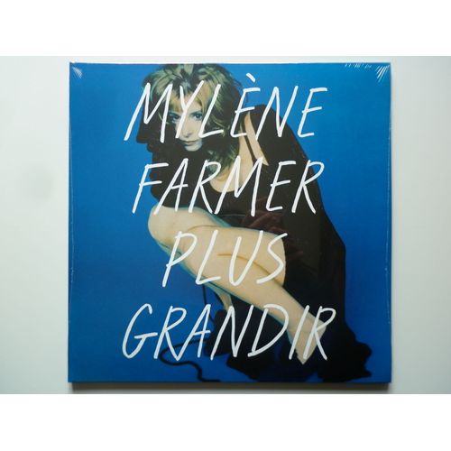Mylene Farmer Album Double 33tours Vinyles Plus Grandir Exclusivité Vinyle Couleur Bleu Marbré
