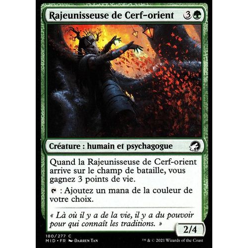 Rajeunisseuse De Cerf-Orient - Mtg - Innistrad : Chasse De Minuit - C - 180/277