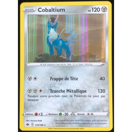 Cobaltium Holo - Règne De Glace - 114/198