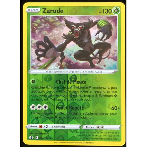 Zarude Reverse - Règne De Glace - 019/198