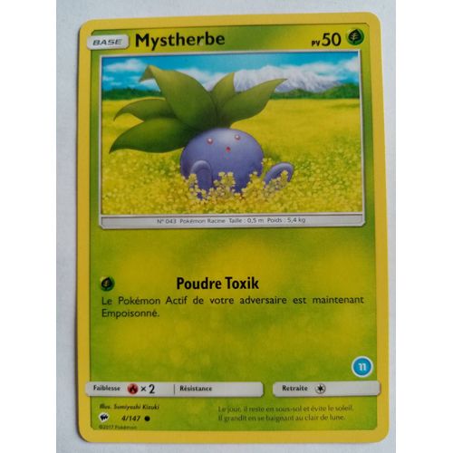 Carte Pokemon Soleil Et Lune - Ombres Ardentes : Mystherbe 4/147