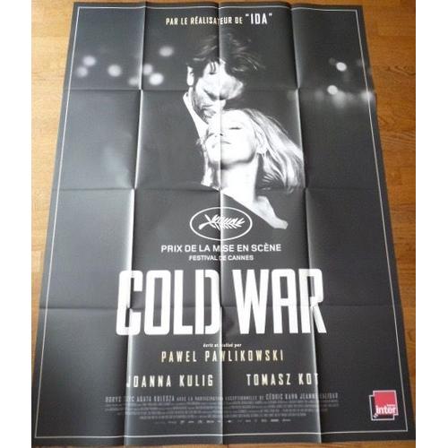 Cold War De Pawel Pawlikowski Avec Joanna Kulig, Tomasz Kot... - Affiche Originale De Cinéma Format 120 Cm X 160 Cm