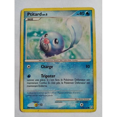 Carte Pokemon Diamant Et Perle - Éveil Des Légendes : Ptitard 114/146