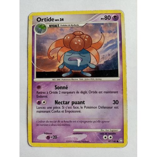 Carte Pokemon Diamant Et Perle - Éveil Des Légendes : Ortide 97/146