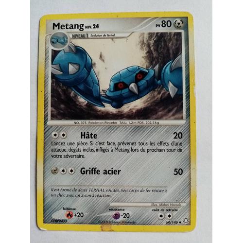 Carte Pokemon Diamant Et Perle - Éveil Des Légendes : Metang 64/146